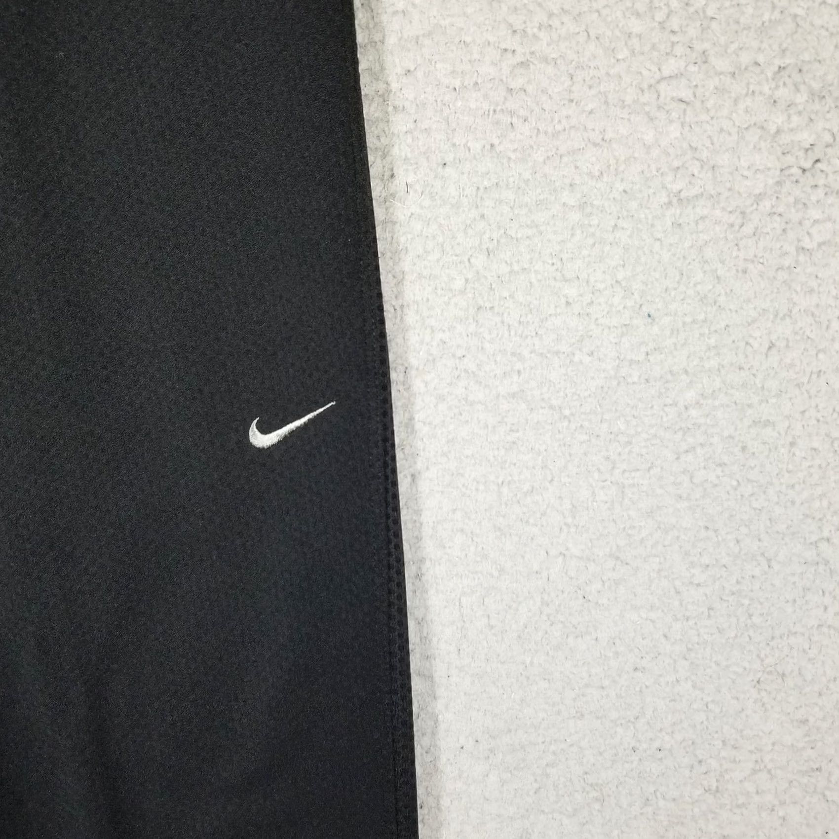 Nike VINTAGE Nike Dri-FIT Pants Mens Large Black White Track Athletic Warm Up New Size US 33 - 3 Thumbnail