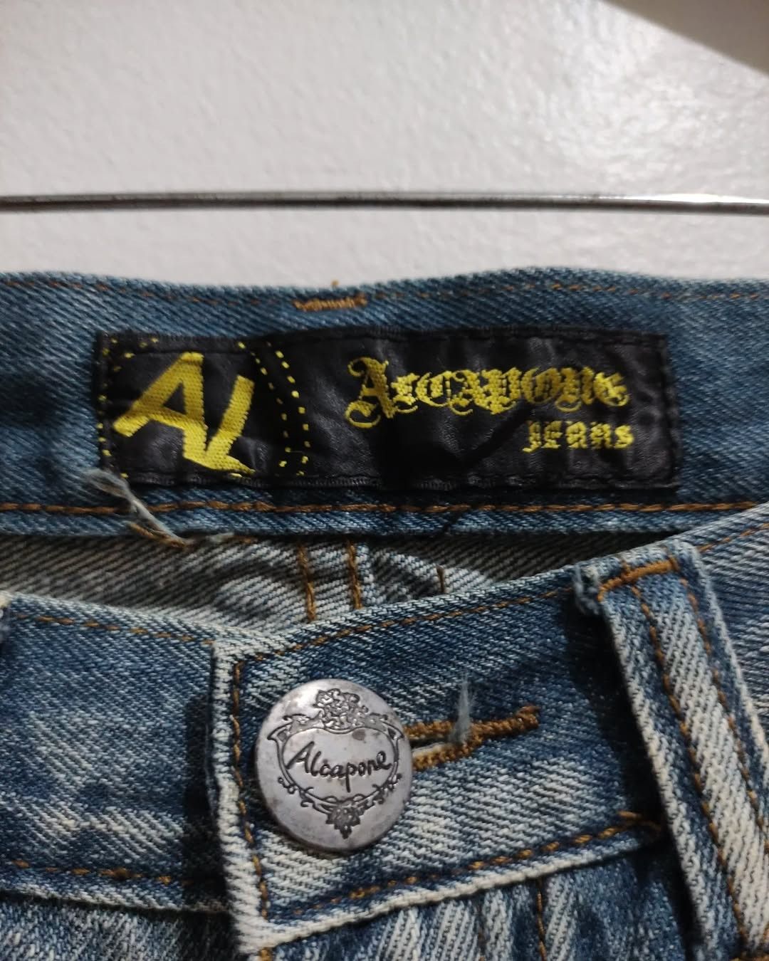 GOSTAR DE FUGA × Le Grande Bleu (L.G.B.) × Tornado Mart Alcapone Faded Distressed Flaire if6was9 LGB style Size US 33 - 13 Thumbnail