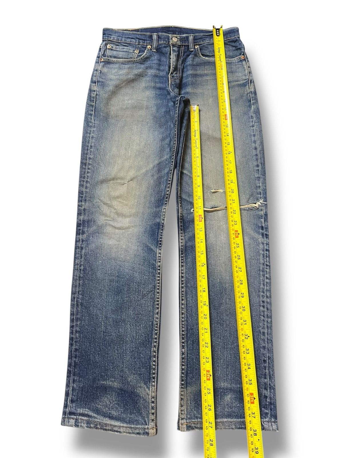 Levi's Vintage Levi’s 511 - Faded Rusty Wash, Distressed Denim Size US 33 - 16 Thumbnail