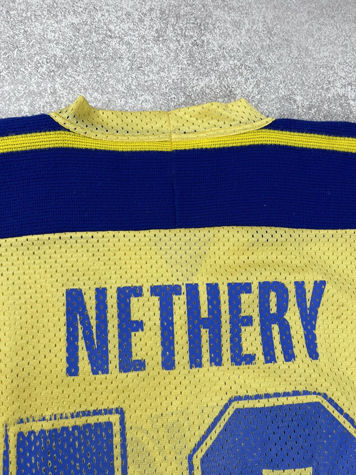 Vintage HC Davos Switzerland Ice Hockey #10 Nethery Jersey Size US M / EU 48-50 / 2 - 15 Thumbnail