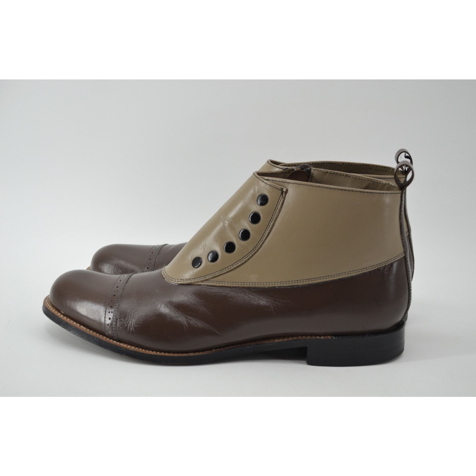 Stacy Adams Stacy Adams Mens Size 11 Madison Cap Toe Boots Gatsby Zip Size US 11 / EU 44 - 13 Thumbnail