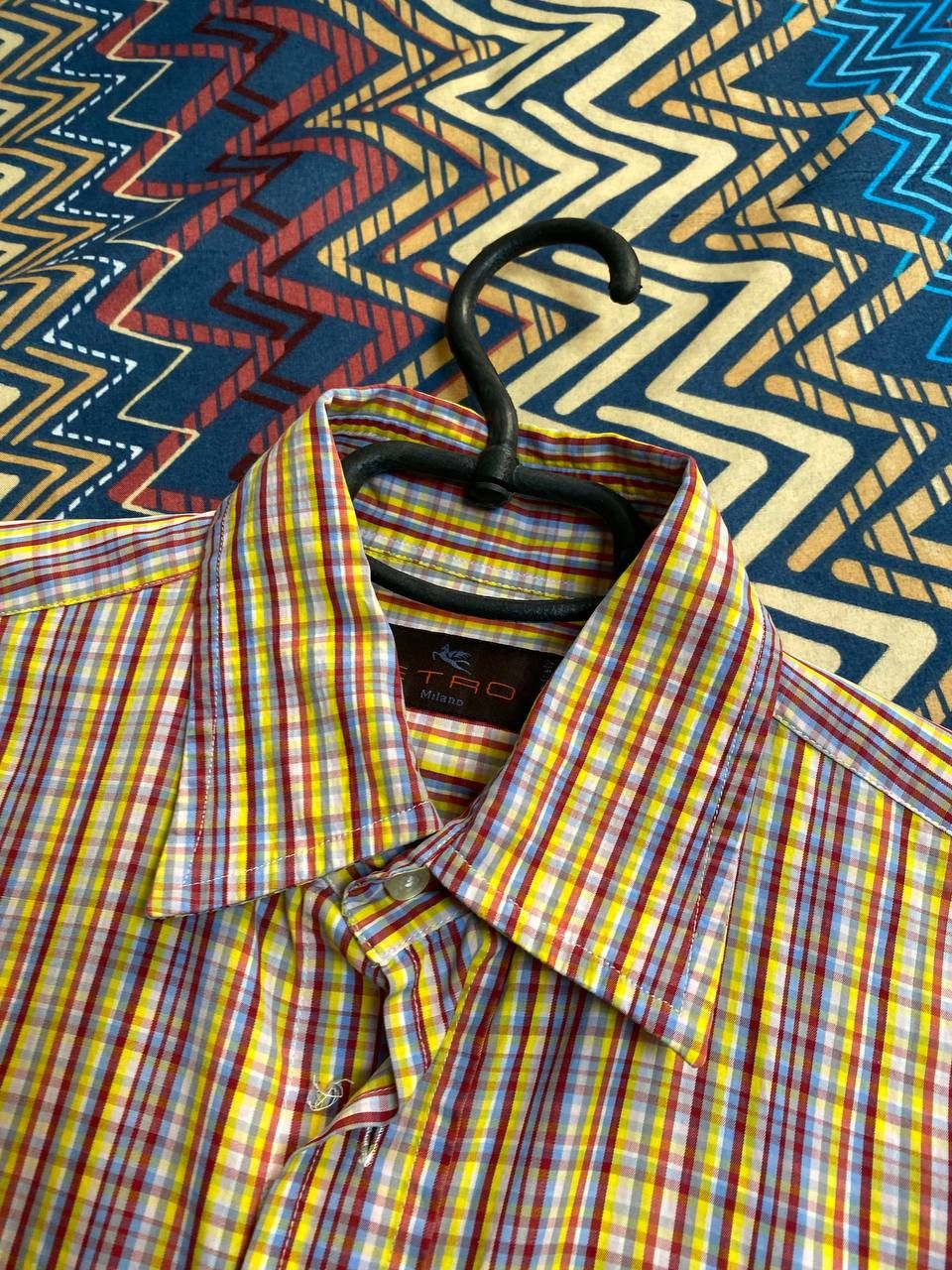 Etro Vintage Y2K shirt print Etor Milano streetwear logo luxury Size US M / EU 48-50 / 2 - 9 Thumbnail