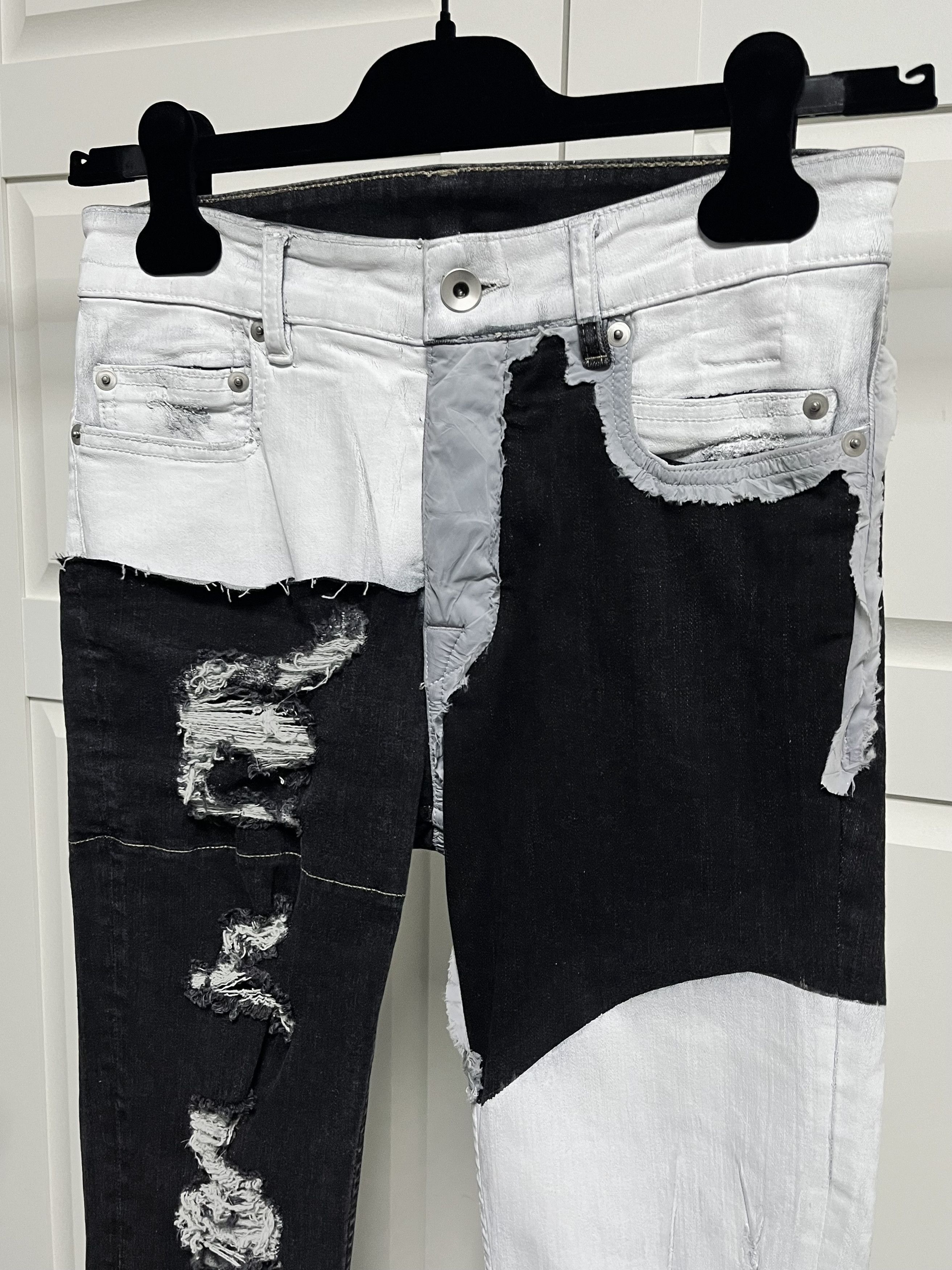 Rick Owens Rick Owens TECUATL Tyrone Collage Denim Size US 28 / EU 44 - 2 Thumbnail