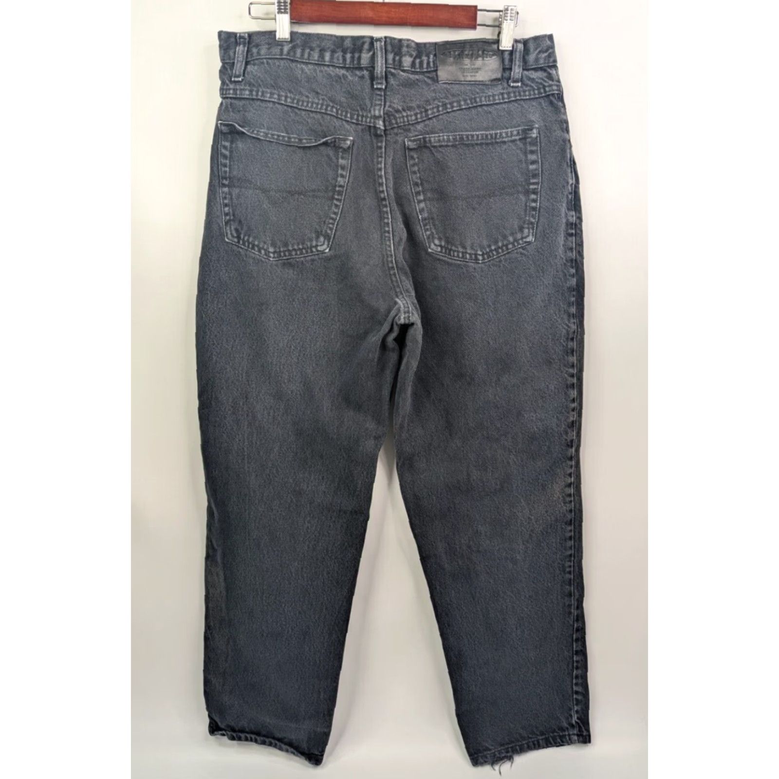 Anchor Blue VINTAGE Anchor Blue Jeans Men 34 Relaxed Fit 29 Inseam Black 90s Grunge Skater Straight Denim Size US 34 / EU 50 - 6 Thumbnail