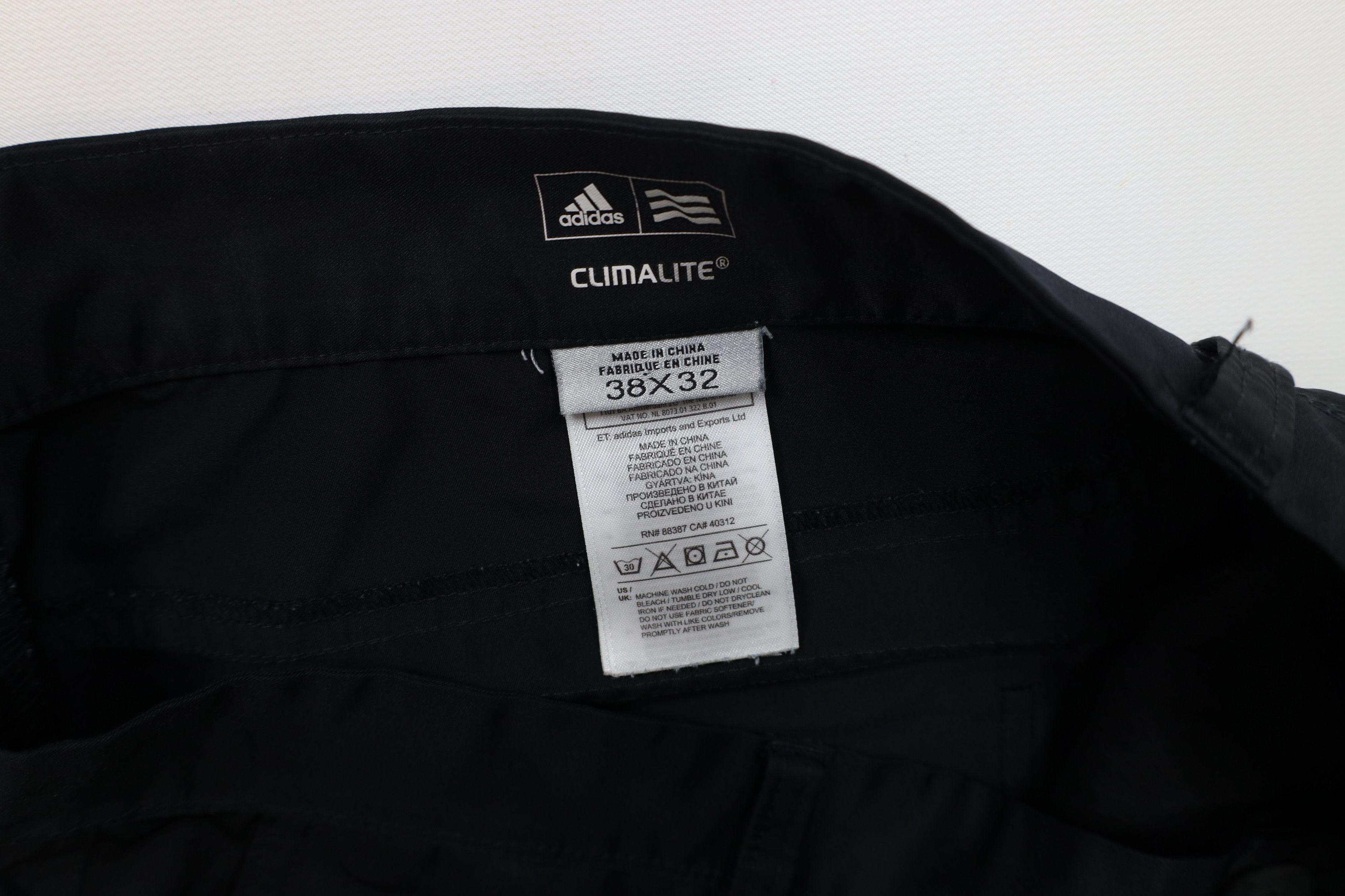 Adidas × Vintage Vintage Adidas Golf Spell Wide Leg Golfing Chino Pants Black Size US 38 / EU 54 - 7 Thumbnail