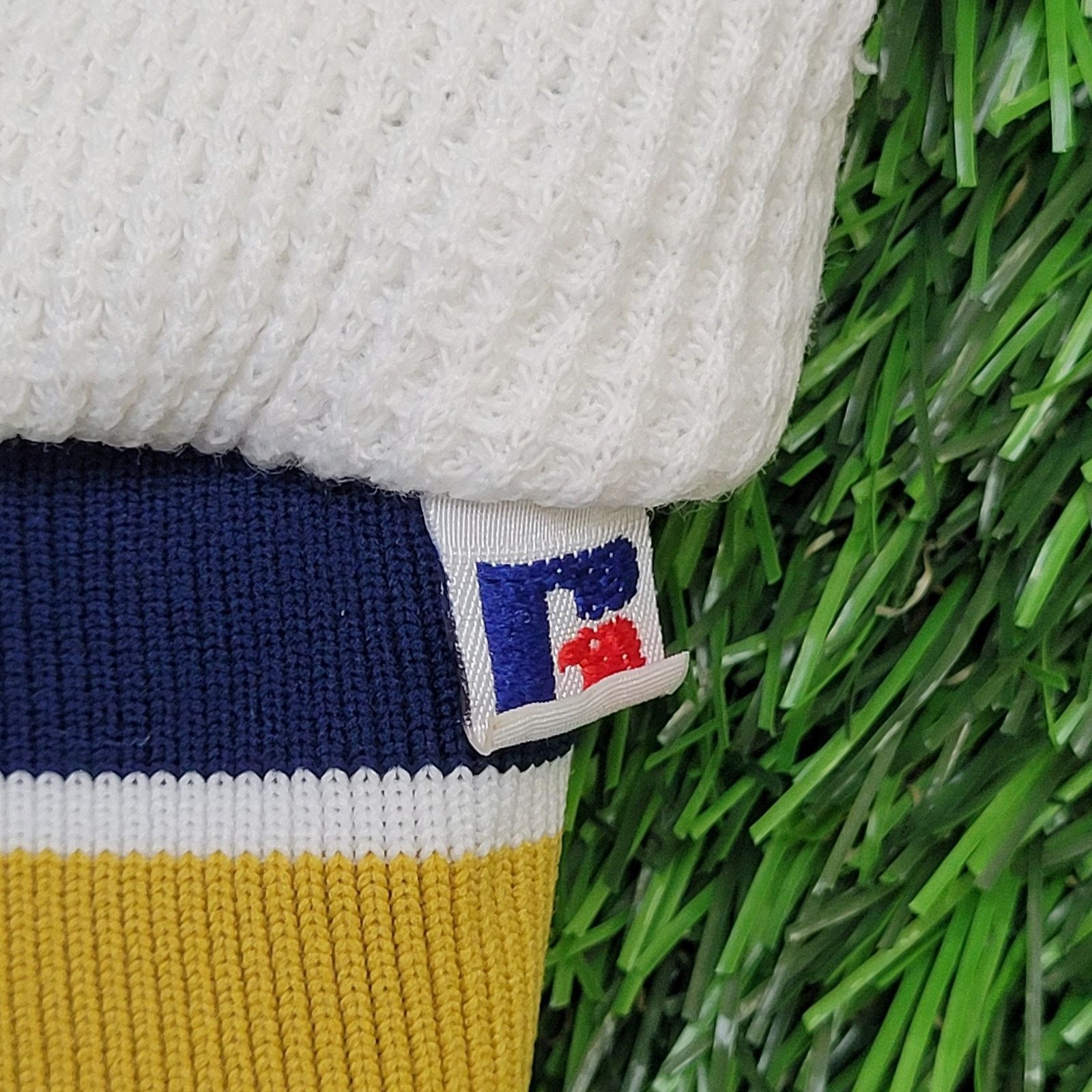 Russell Athletic Vintage 80s Russell Athletic Sweatshirt Women L 22x26 Waffle Size L / US 10 / IT 46 - 15 Thumbnail