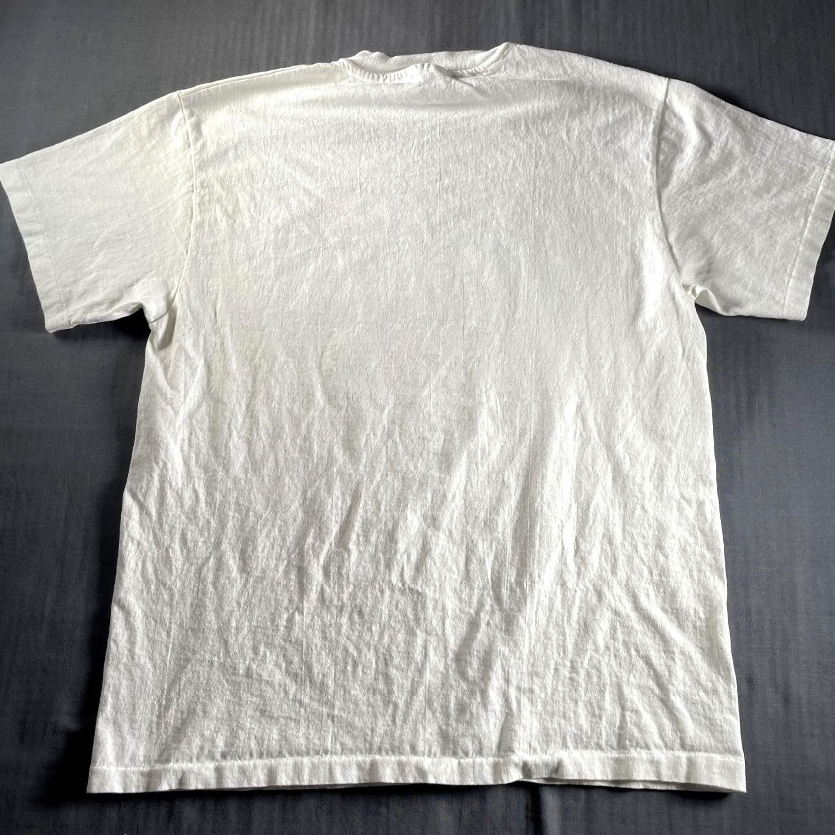 Hanes VINTAGE Circus Clown Shirt Mens Large White Graphic Tee Hanes South St Philadelphia PA Crew Neck Short Sleeve Cotton T-Shirt Size US L / EU 52-54 / 3 - 7 Thumbnail
