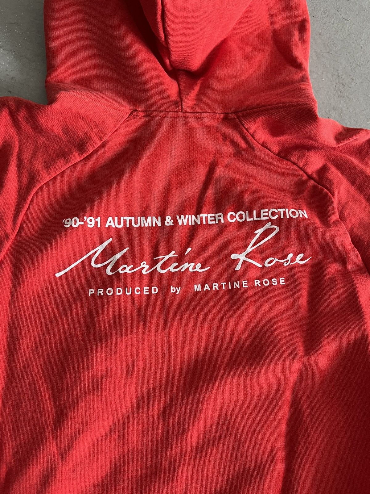 Martine Rose Martine Rose ‘90-‘91 Autumn and Winter Hoodie (unisex) Size US S / EU 44-46 / 1 - 8 Thumbnail