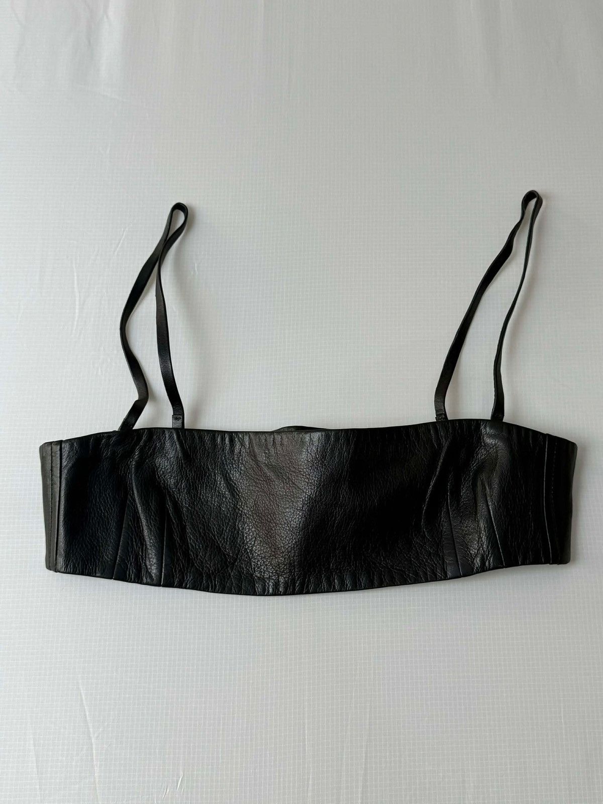 Gucci 1997-1998 Gucci by Tom Ford Black Leather Tube & Pants Set Size S / US 4 / IT 40 - 3 Thumbnail