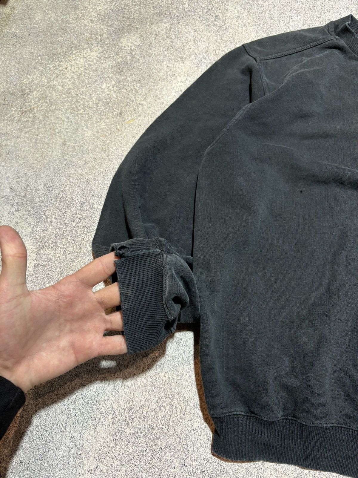 Nike × Vintage Vintage 00s Nike Sweatshirt Drill Black Small Logo size S Size US S / EU 44-46 / 1 - 6 Thumbnail