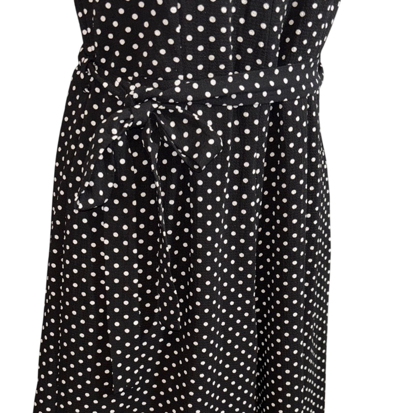 The Unbranded Brand Monteau Black Polka Dot Jumpsuit - Small Size 28" / US 6 / IT 42 - 3 Thumbnail
