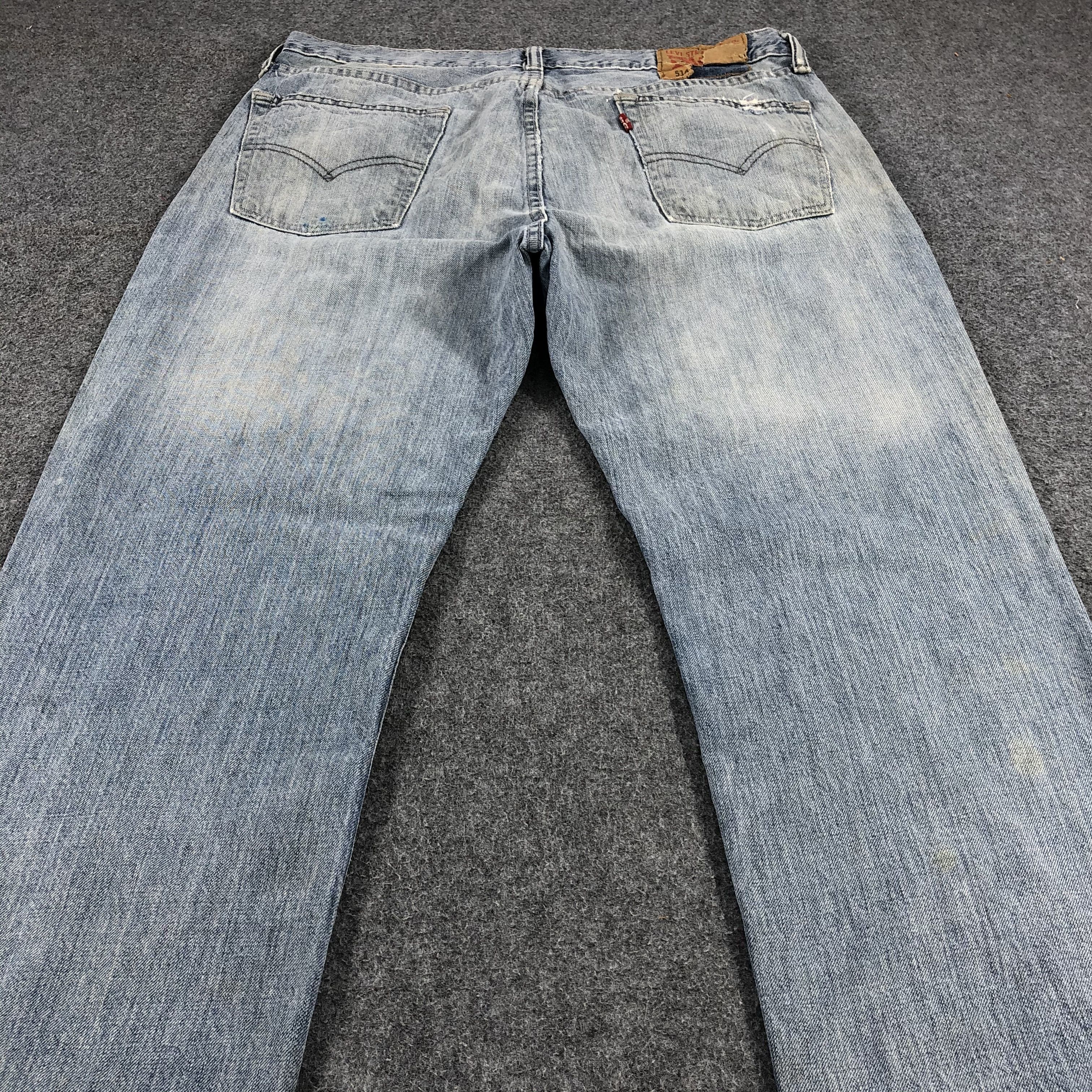 Levi's Dirty Vintage Levis 514 Jeans Light Wash Denim-J1081 Size US 34 / EU 50 - 4 Thumbnail