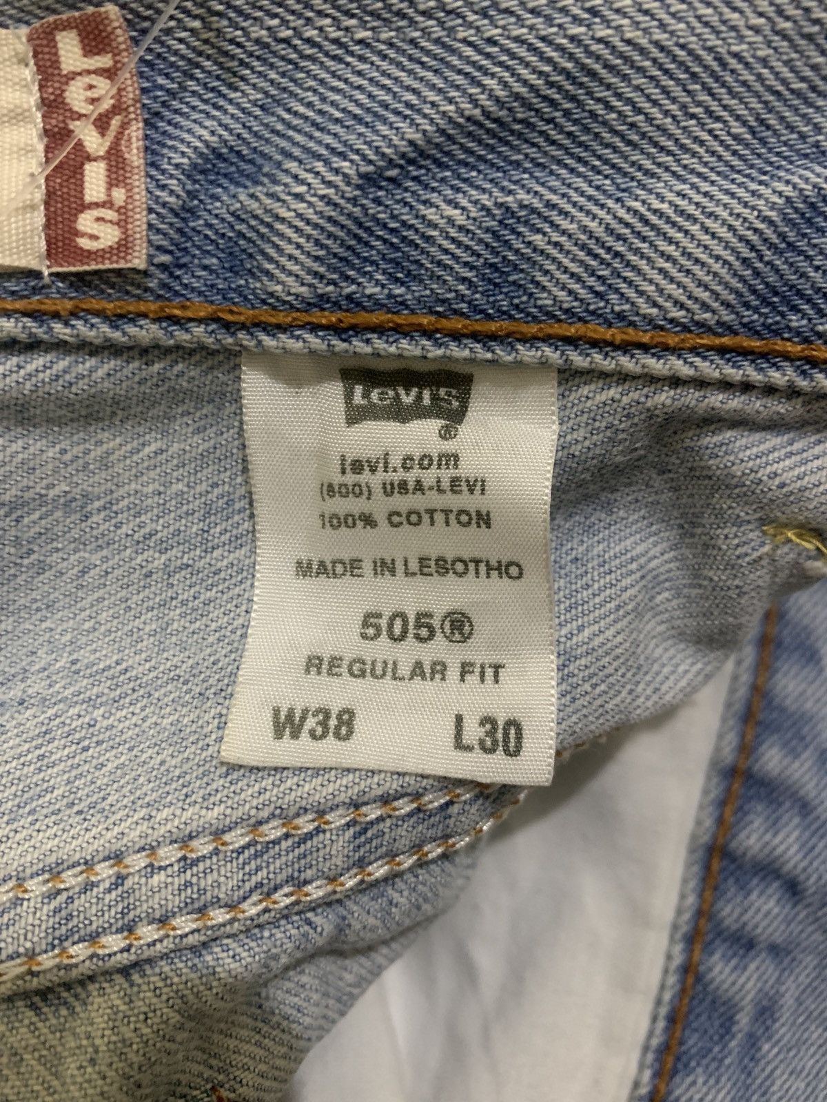Levi's 🐍 Vintage Levi’s 505 Regular Fit Jeans Size US 38 / EU 54 - 12 Thumbnail