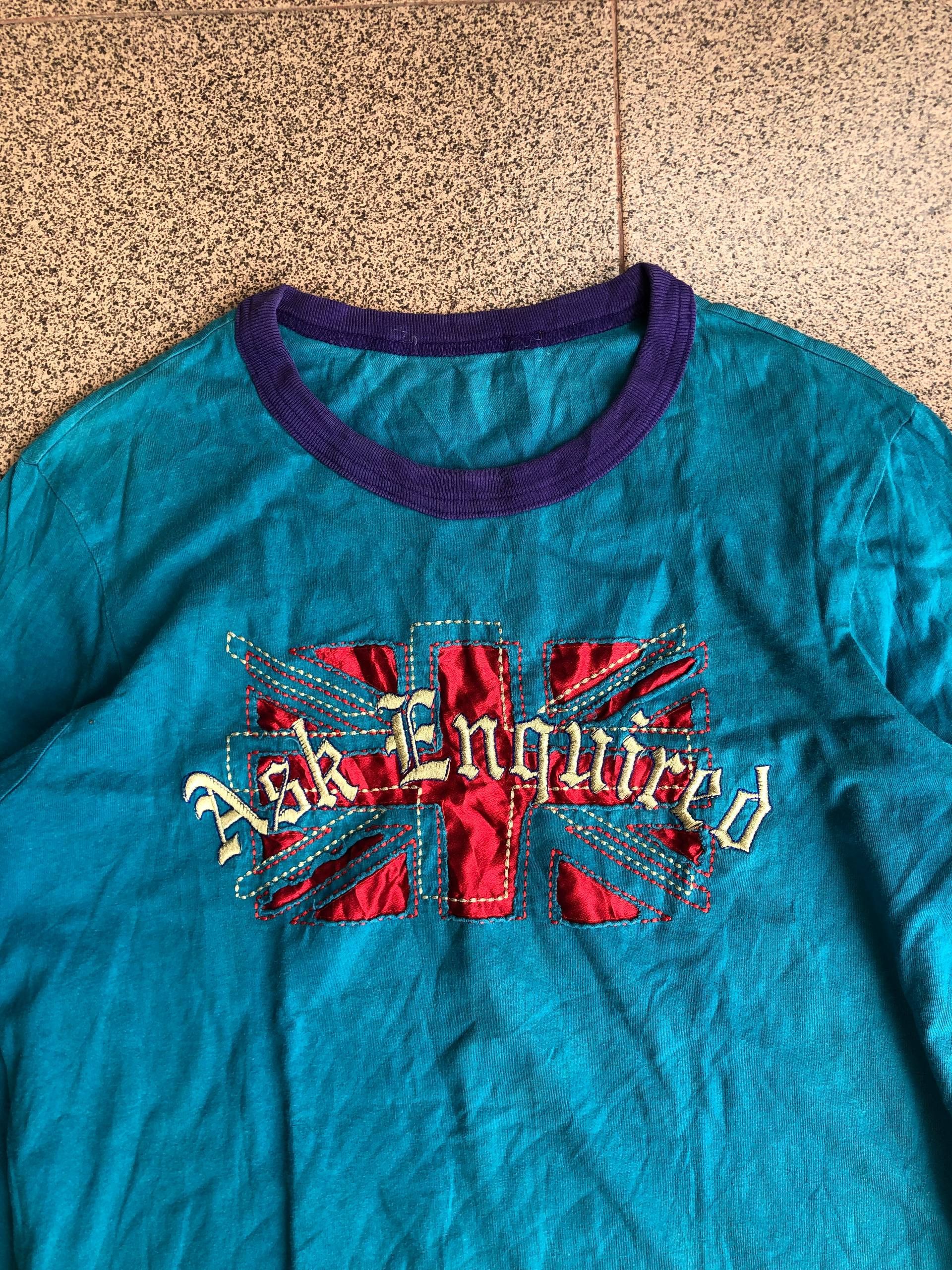 If Six Was Nine 2000s Ask Enquired Embroidery Vkei Style Y2k Size US M / EU 48-50 / 2 - 3 Thumbnail