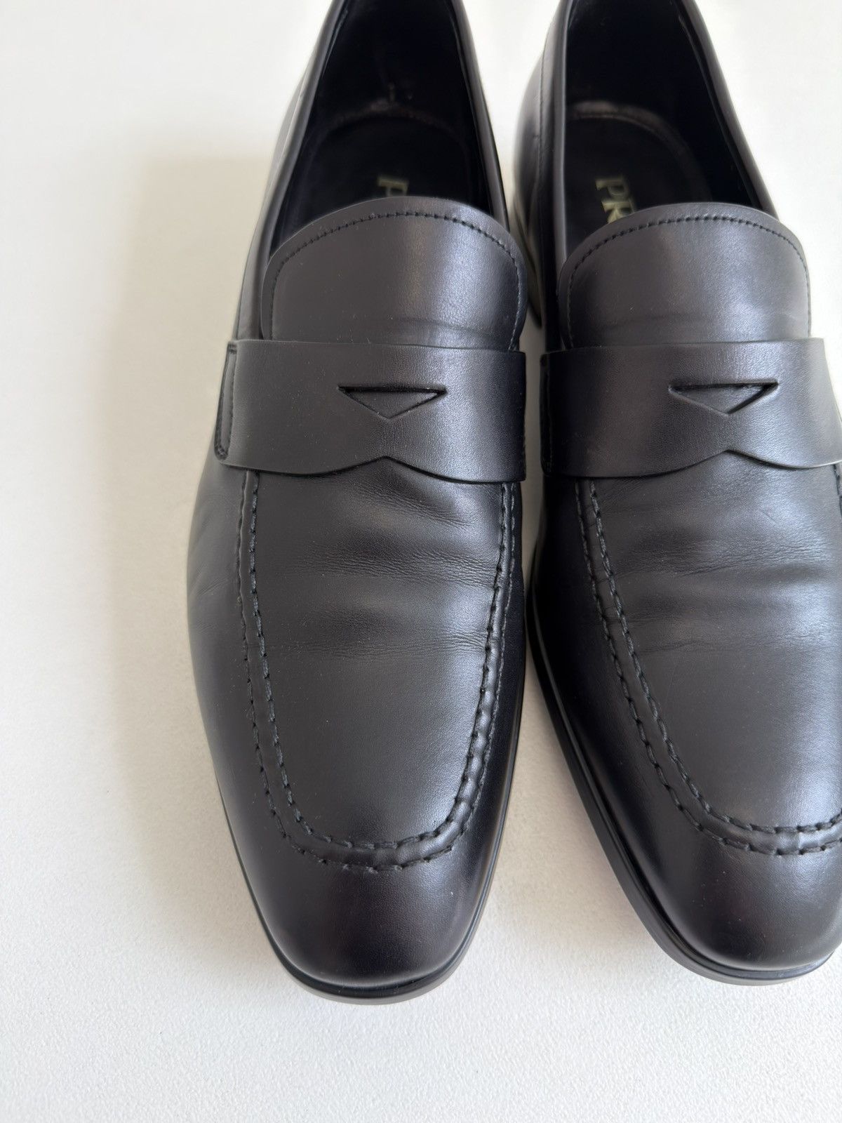 Prada Black Leather ‘Low Profile’ Loafers Size US 9 / EU 42 - 5 Thumbnail