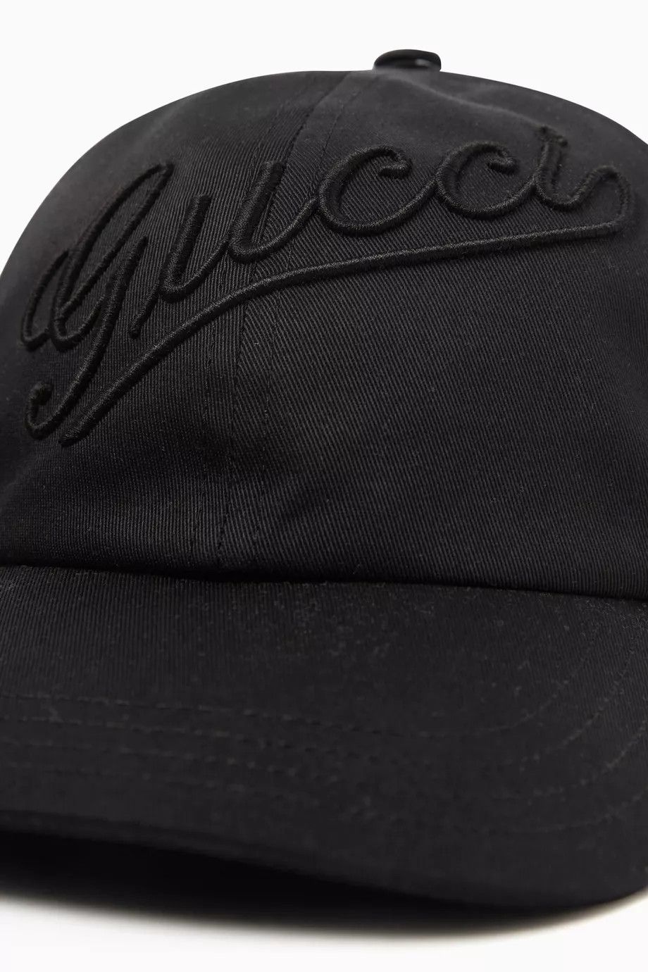 Gucci oc11z0126 Size: OS Cotton Baseball Hat / Cap In Black Size ONE SIZE - 5 Thumbnail