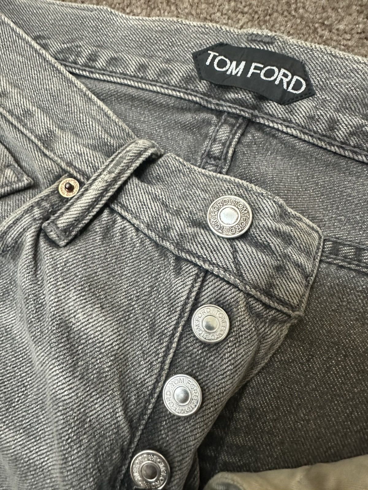 Tom Ford Tom ford grey selvidge denim size 29 Size US 29 - 7 Thumbnail