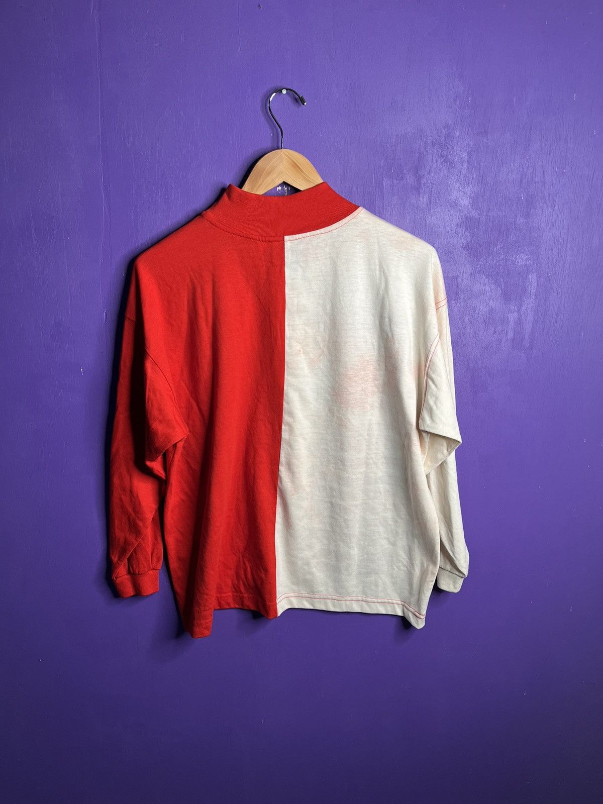 Ocean Pacific × Vintage Vintage 80s Ocean pacific two tone long-sleeve Size US L / EU 52-54 / 3 - 2 Thumbnail