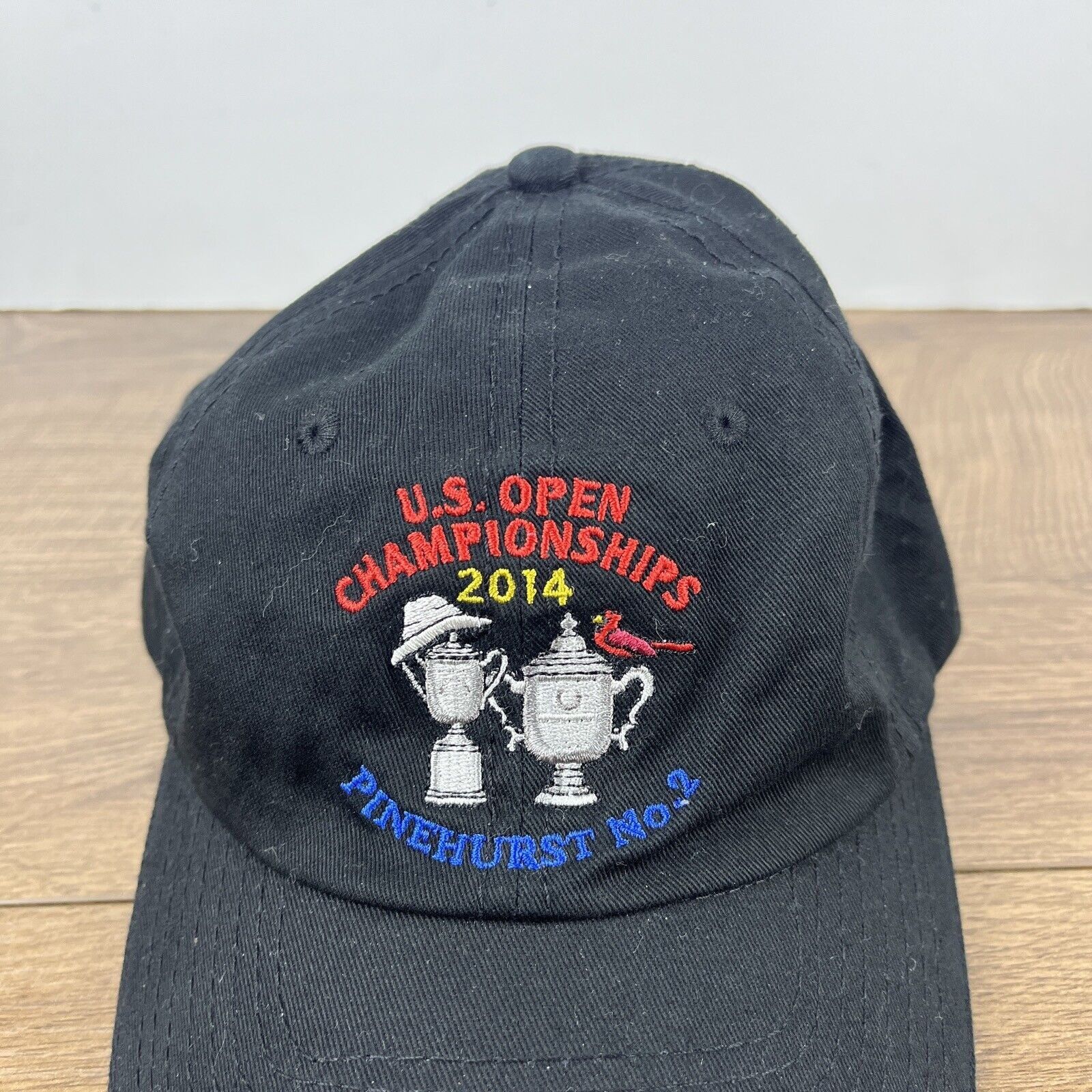 Other 2014 US Open Championships Hat Pinehurst 2 Black Adjustable Size ONE SIZE - 7 Thumbnail