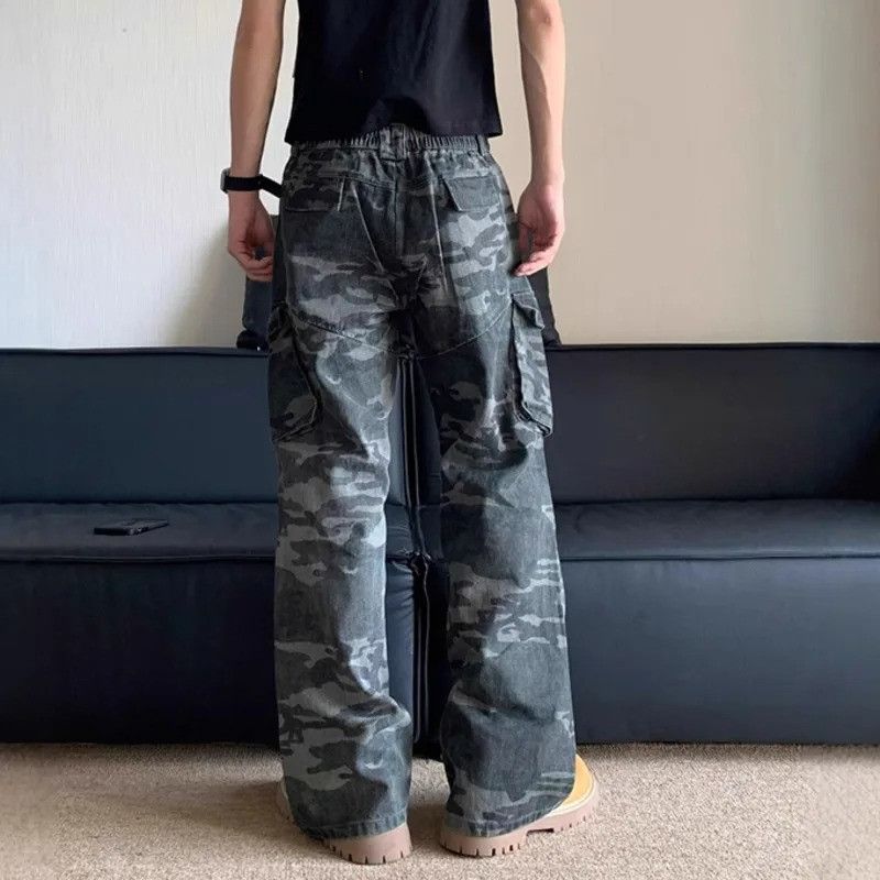 Jean × Vintage Cargo Streetwear Denim Size US 32 / EU 48 - 2 Thumbnail