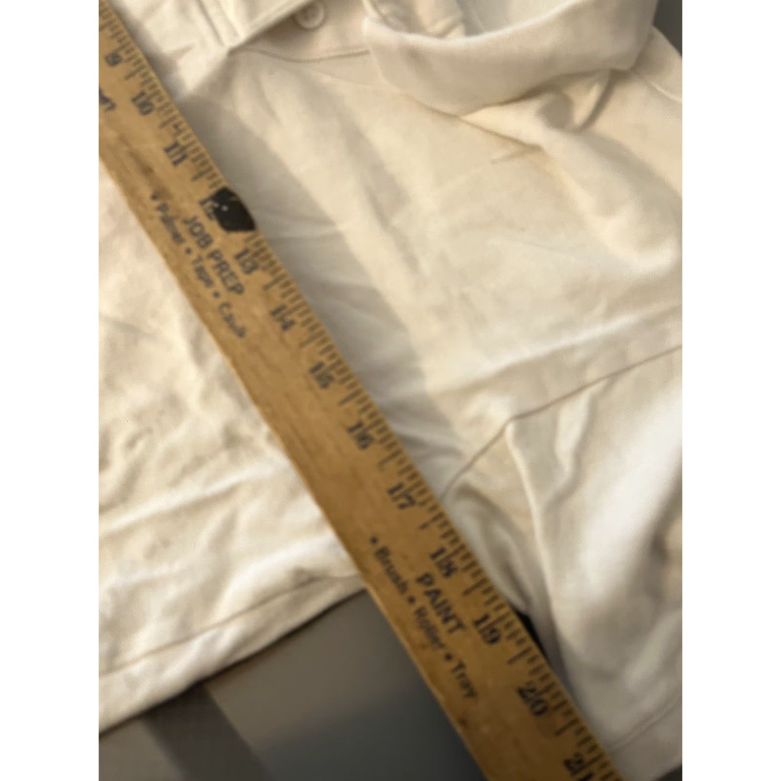 Gap VINTAGE Gap Cropped Polo Shirt Women's XS White Short Sleeve Size 26" / US 2 / IT 38 - 4 Thumbnail