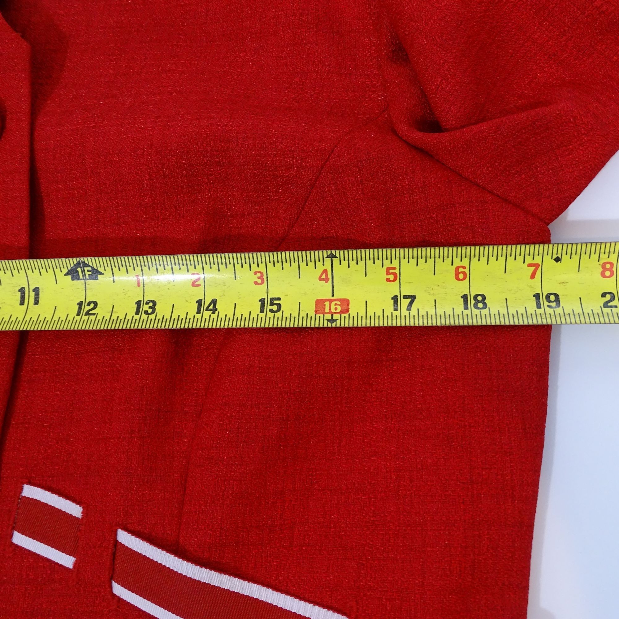 Other Vintage Leslie Fay 2 Pc Red Skirt Suit Women Size 10 Size L / US 10 / IT 46 - 11 Thumbnail