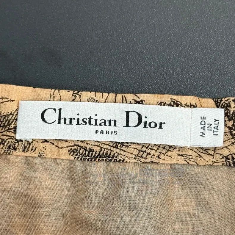 Dior Dior Brown jungle animal pleated long skirt Size 24" / US 00 / IT 34 - 5 Thumbnail