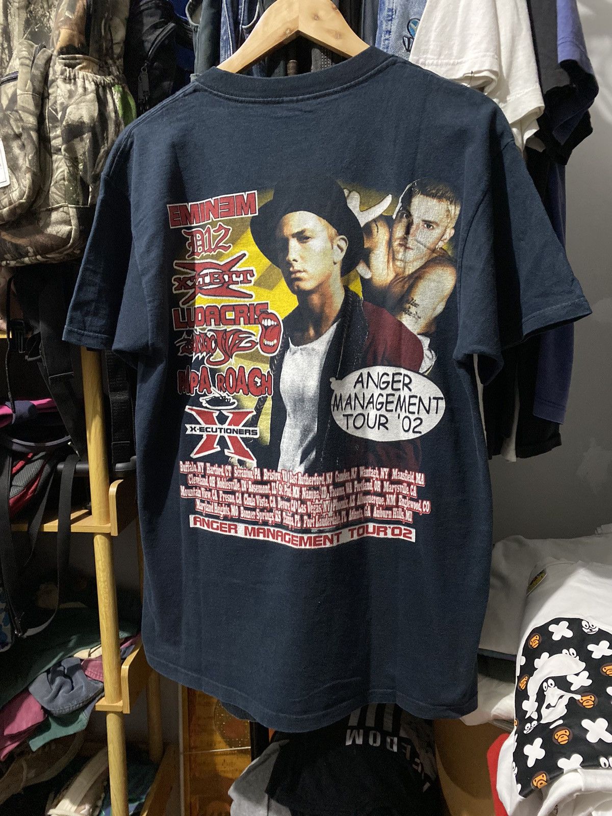 Band Tees × Eminem × Rap Tees Eminem Anger Management Tour 2002 Size US L / EU 52-54 / 3 - 10 Thumbnail