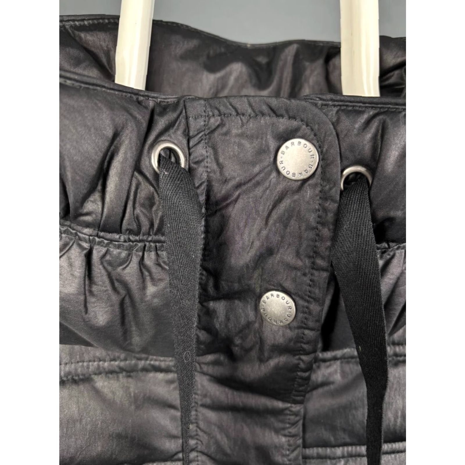Barbour Barbour Barbour Fibre Down Quilted Puffer Jacket Women Regular Size 8 Black Quilted Barbour Puffer Coat 90s Theme Mens Womens Girls Boys Size M / US 6-8 / IT 42-44 - 6 Thumbnail