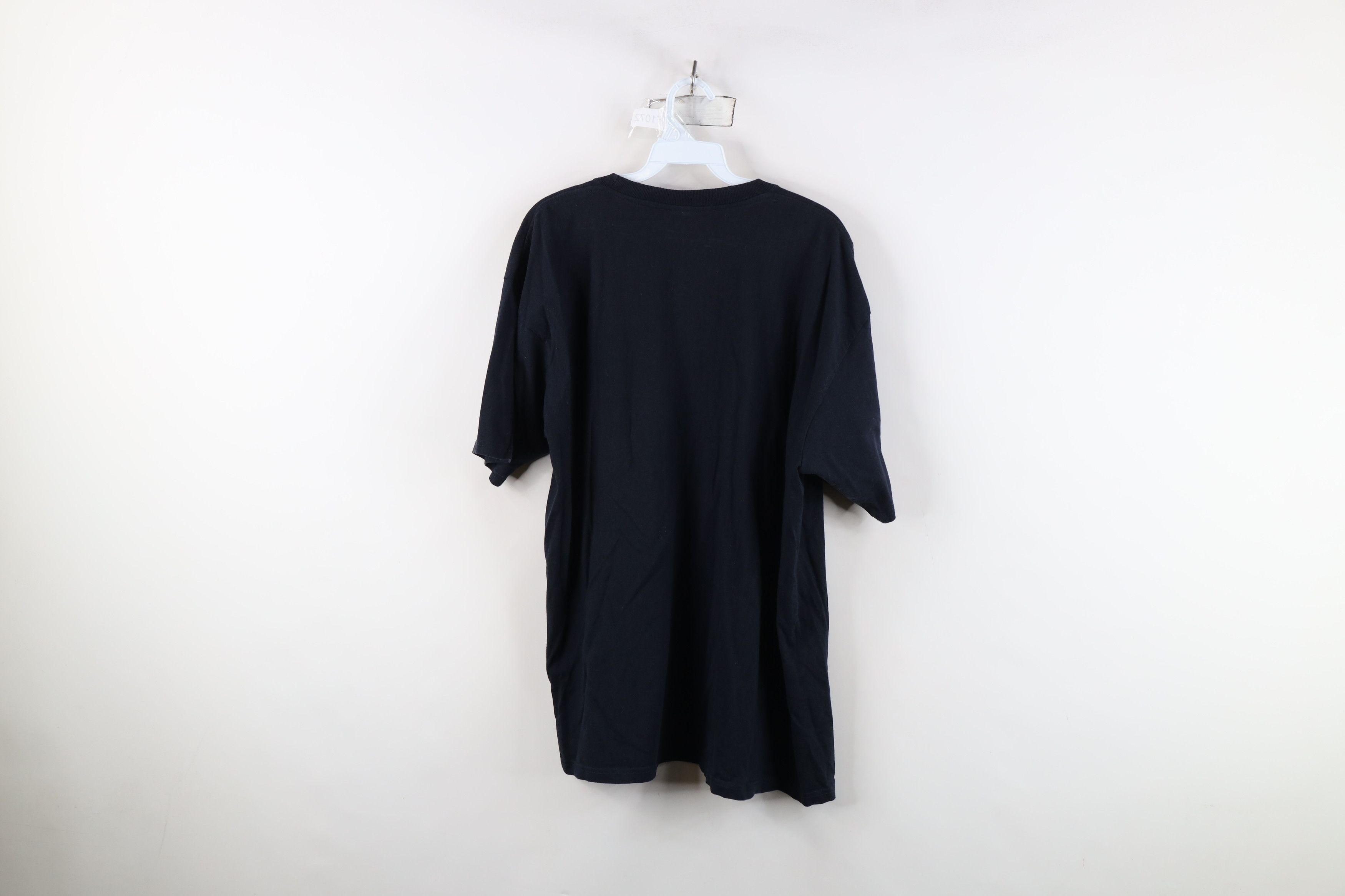 Vintage Vintage 90s Streetwear Cotton Short Sleeve T-Shirt Black Size US XL / EU 56 / 4 - 8 Thumbnail