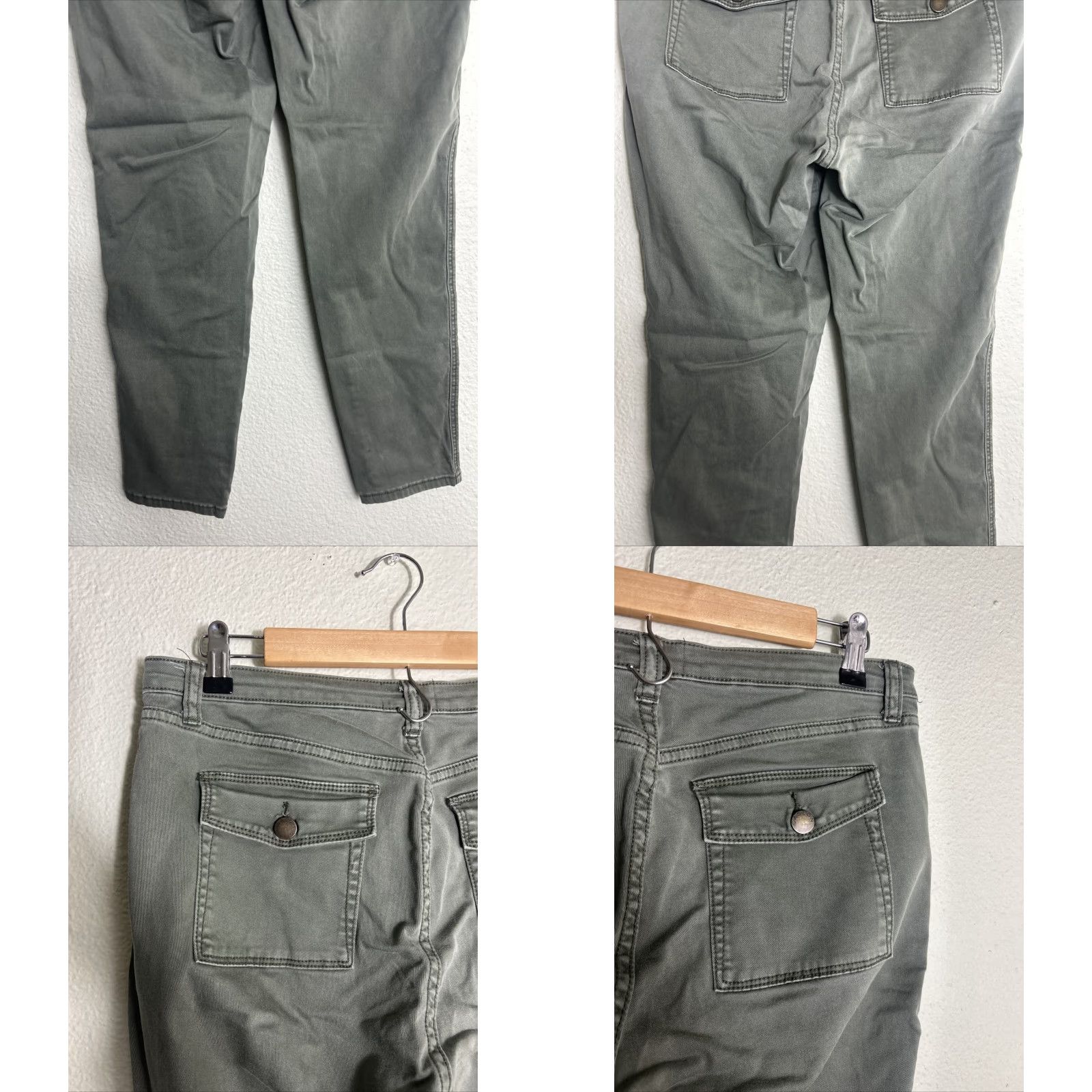 Vintage **Caslon Army Green Women Utility Pants Size 29** User: **Caslon Women's Army Green Utility Pants Size 29** Size 29" - 8 Thumbnail