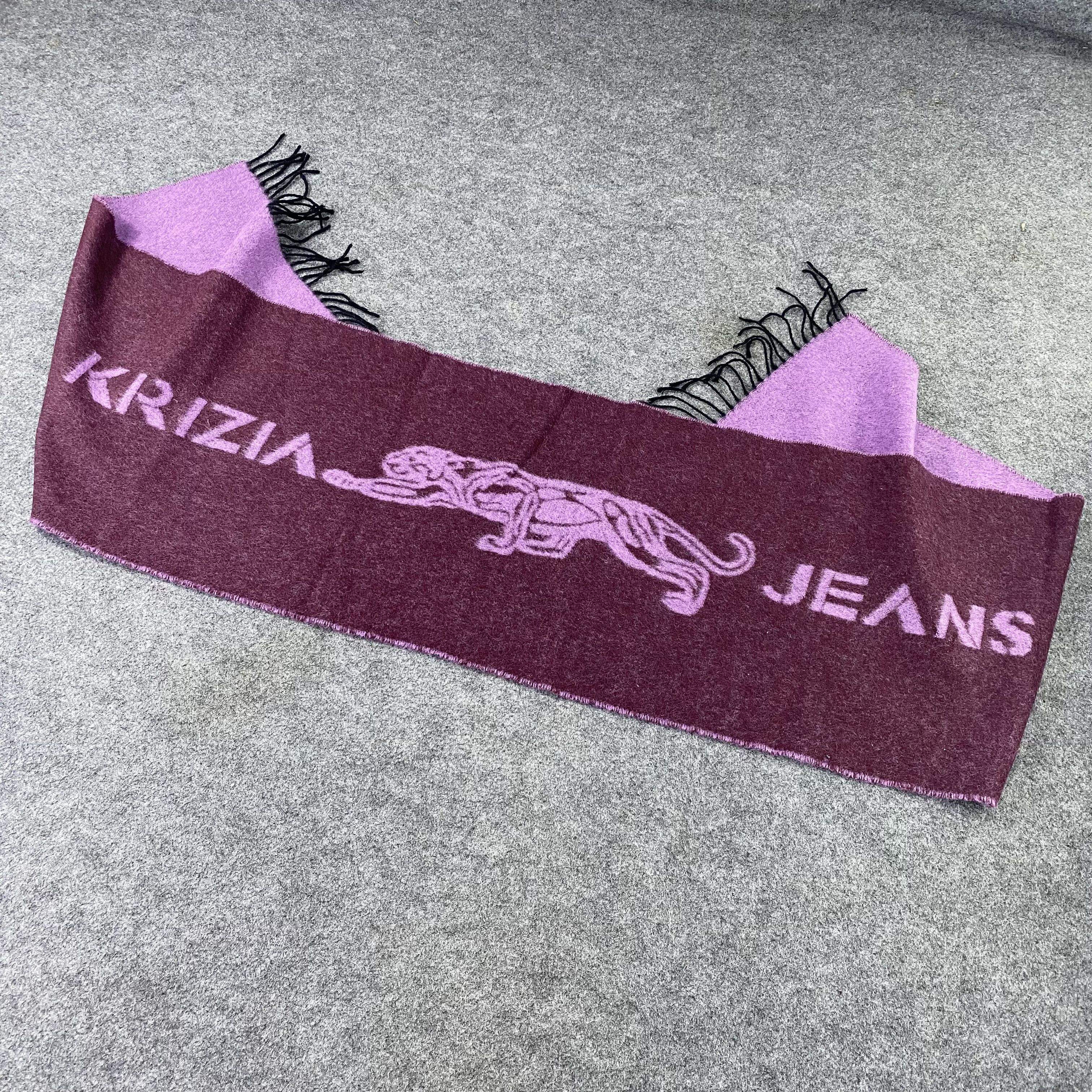 Krizia Uomo Krizia Jeans Wool Muffler/ Scar / Neckwear -T1381 Size ONE SIZE - 2 Thumbnail