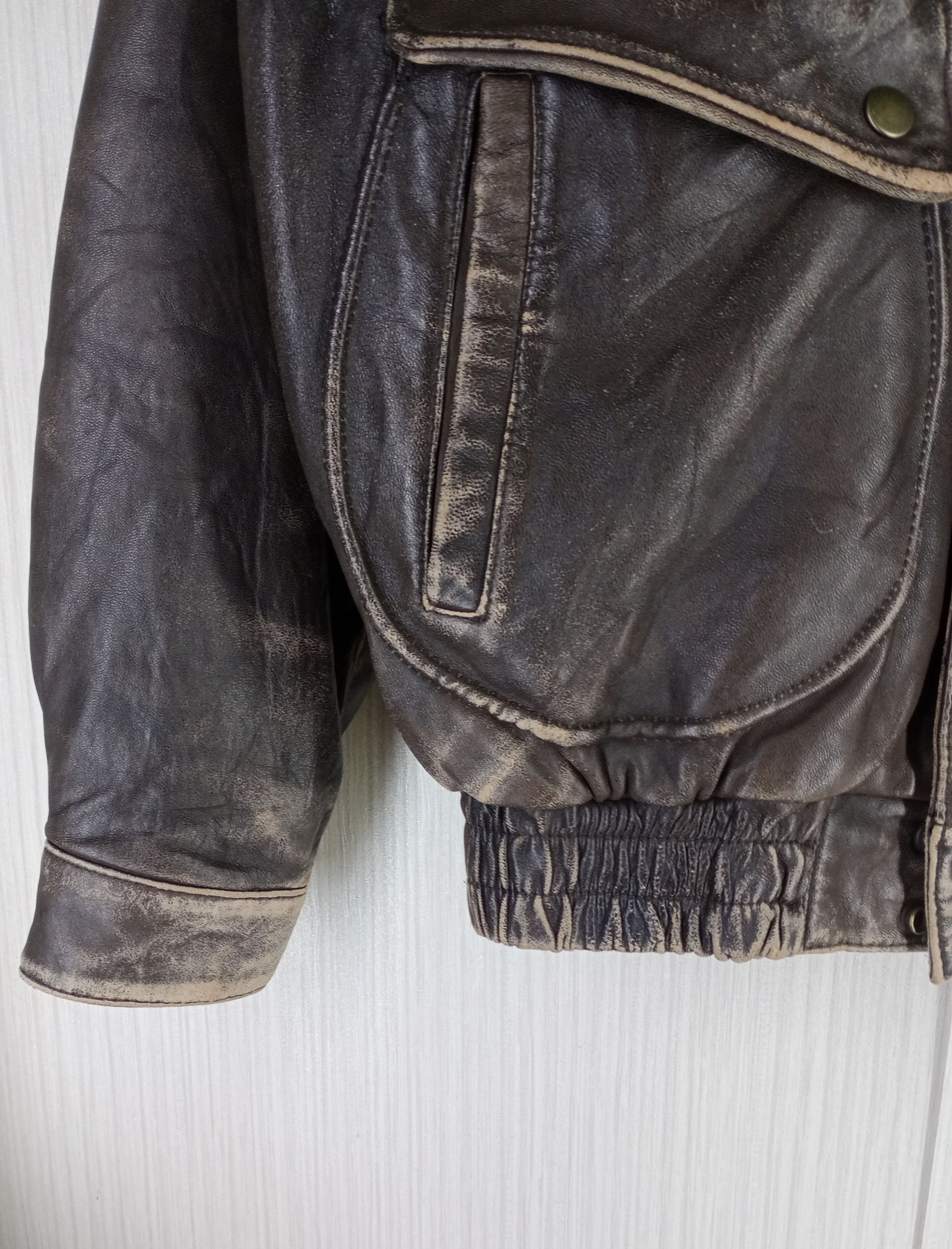 Other 1990 Type A-2 US Army Air Forces Sheepskin Leather Jacket Size US M / EU 48-50 / 2 - 6 Thumbnail