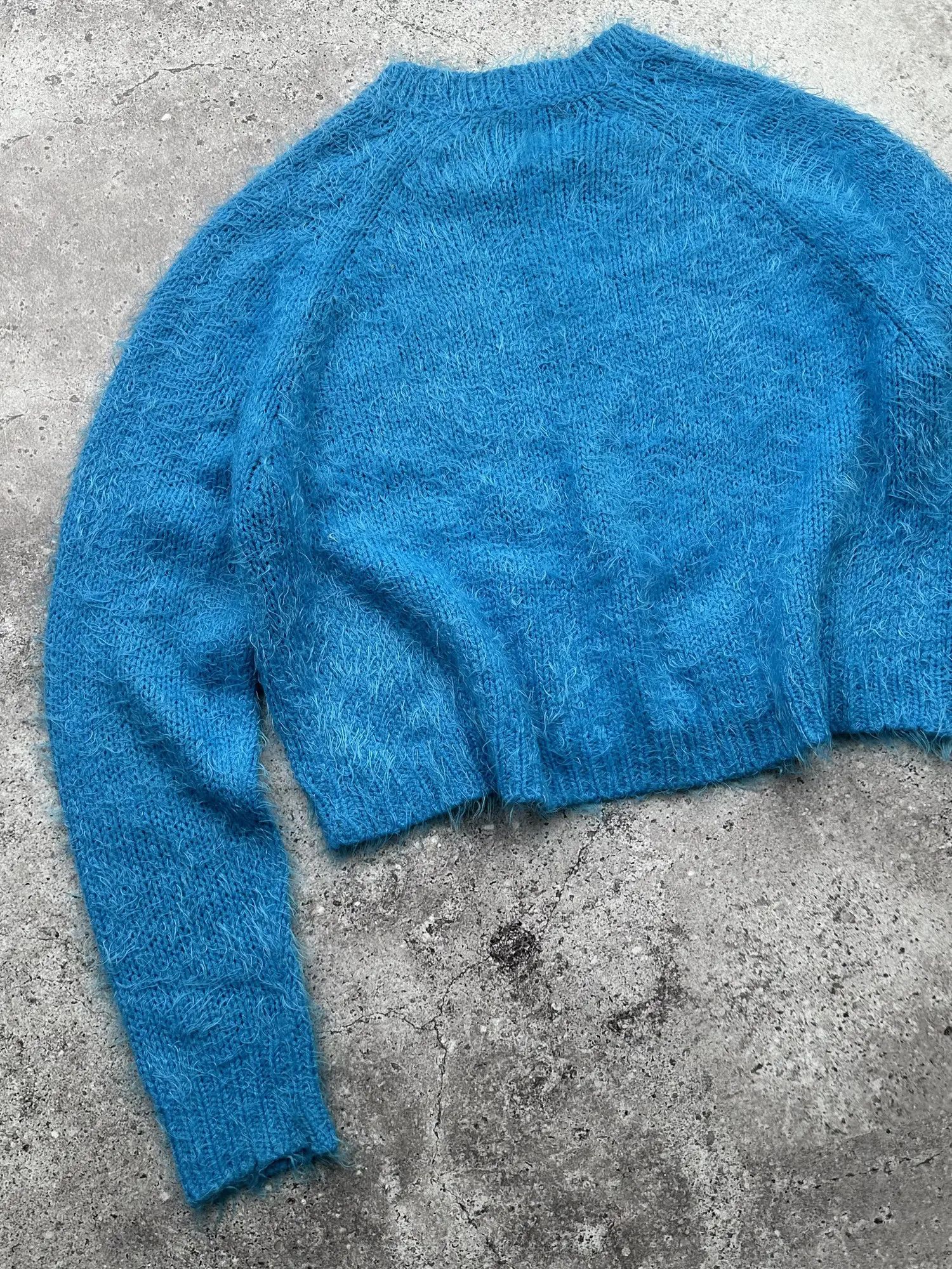 Japanese Brand Vintage Cropped Mohair Sweater C166(V228) Size M / US 6-8 / IT 42-44 - 5 Thumbnail