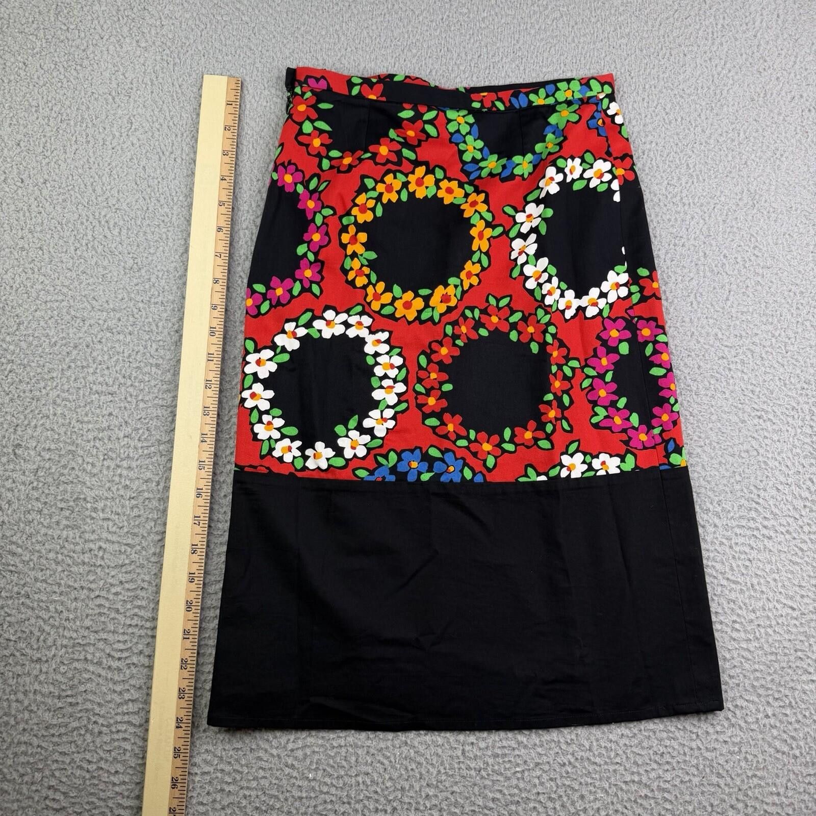 agnes b. agnès b. PARIS Vintage Floral A-Line Skirt Size 36 (26x24) Size 30" / US 8 / IT 44 - 8 Thumbnail