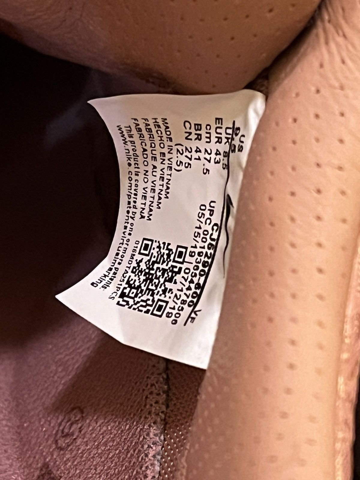 CLOT × Nike Nike Air Force 1 Clot AF1 Rose Gold Silk US 9.5 Size US 10 / EU 43 - 6 Thumbnail