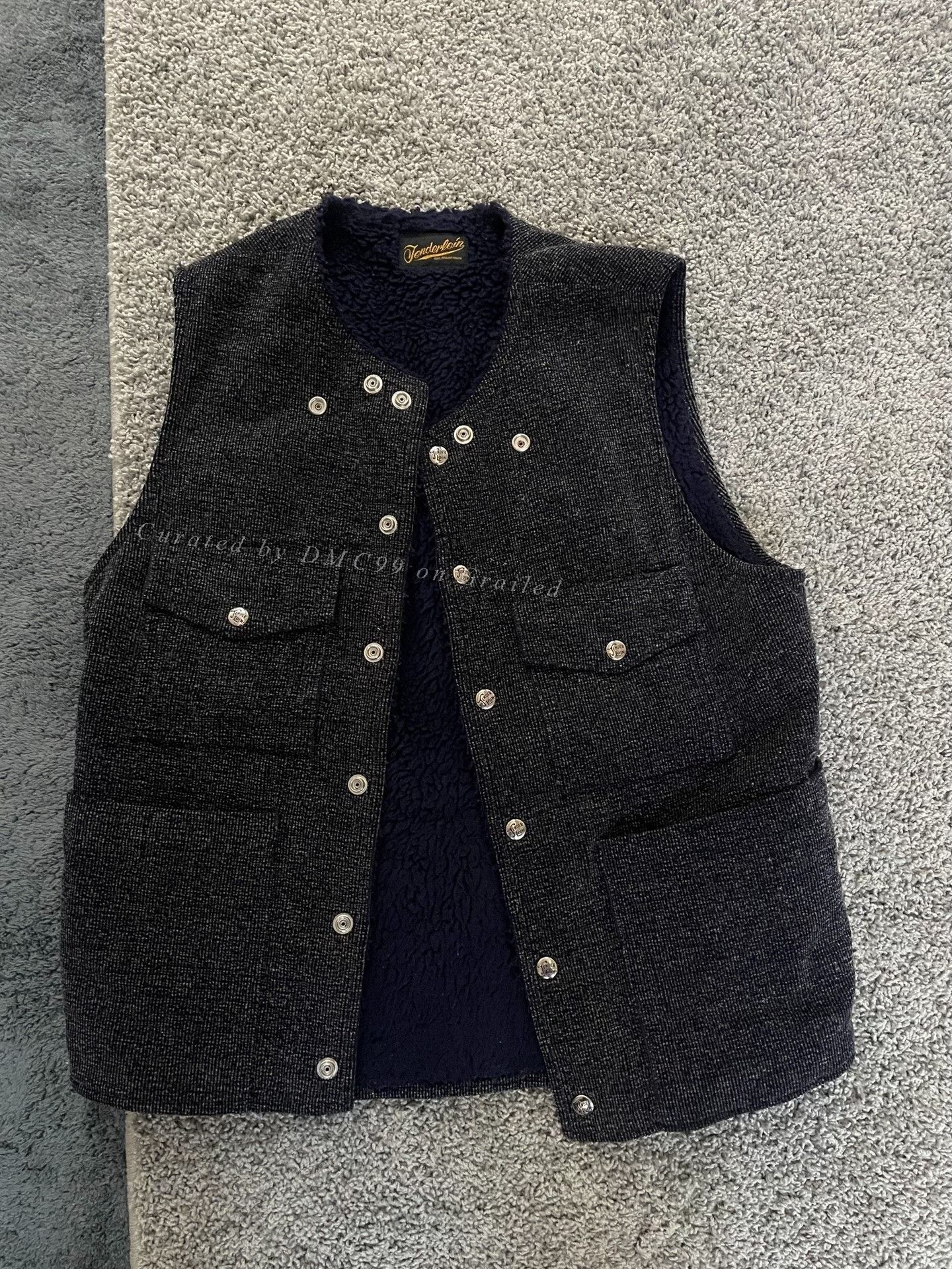 Vintage Thickened Pepper Salt Vest Size US S / EU 44-46 / 1 - 1 Thumbnail