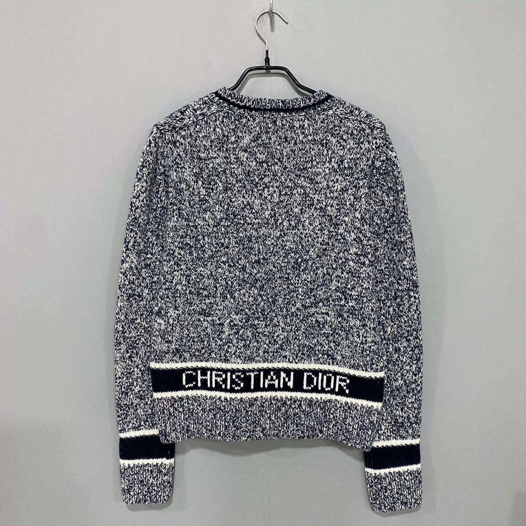 Dior Dior V-neck snowflake back logo sweater Size XS / US 0-2 / IT 36-38 - 3 Thumbnail