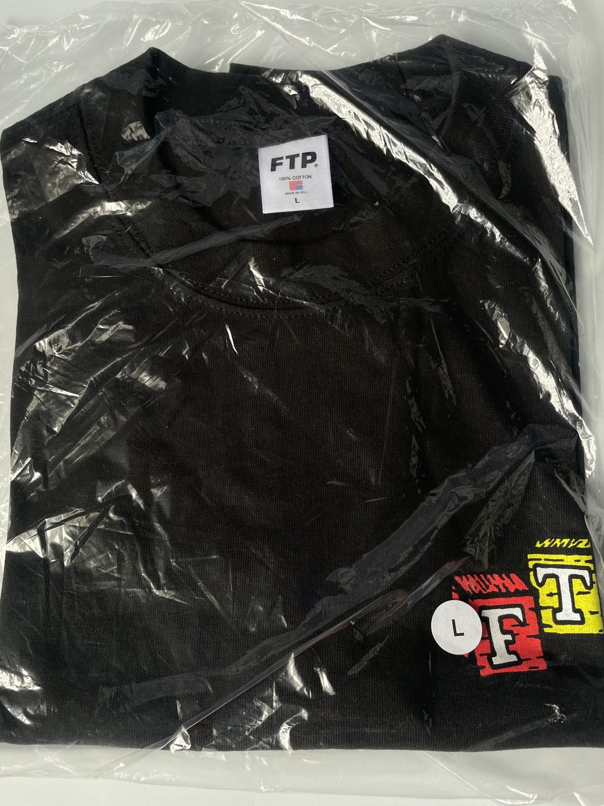 Fuck The Population FTP BLOCK TEE LARGE Size US L / EU 52-54 / 3 - 3 Thumbnail