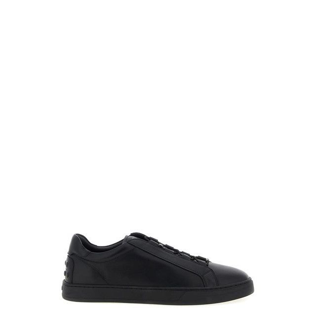TOD'S Sportivo Black Leather Sneakers New & Authentic (Men's
