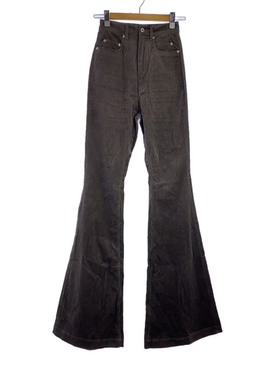 Rick Owens Drkshdw Rick Owens DRKSHDW Plain Corduroy Pants Brown Size US 26 / EU 42 - 1 Thumbnail