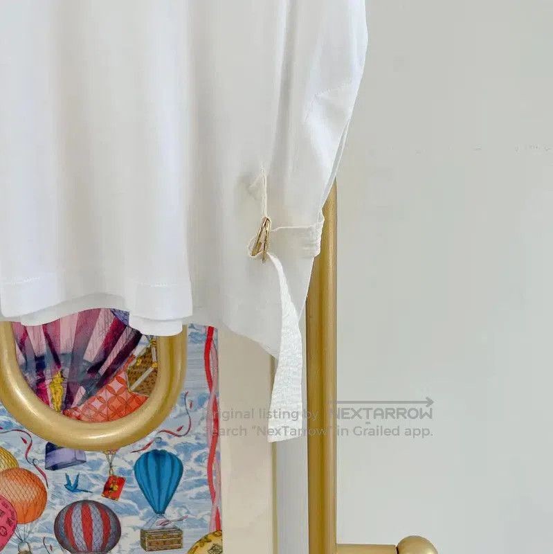 Louis Vuitton Louis Vuitton White Summer Short Sleeve T. Size XS / US 0-2 / IT 36-38 - 4 Thumbnail