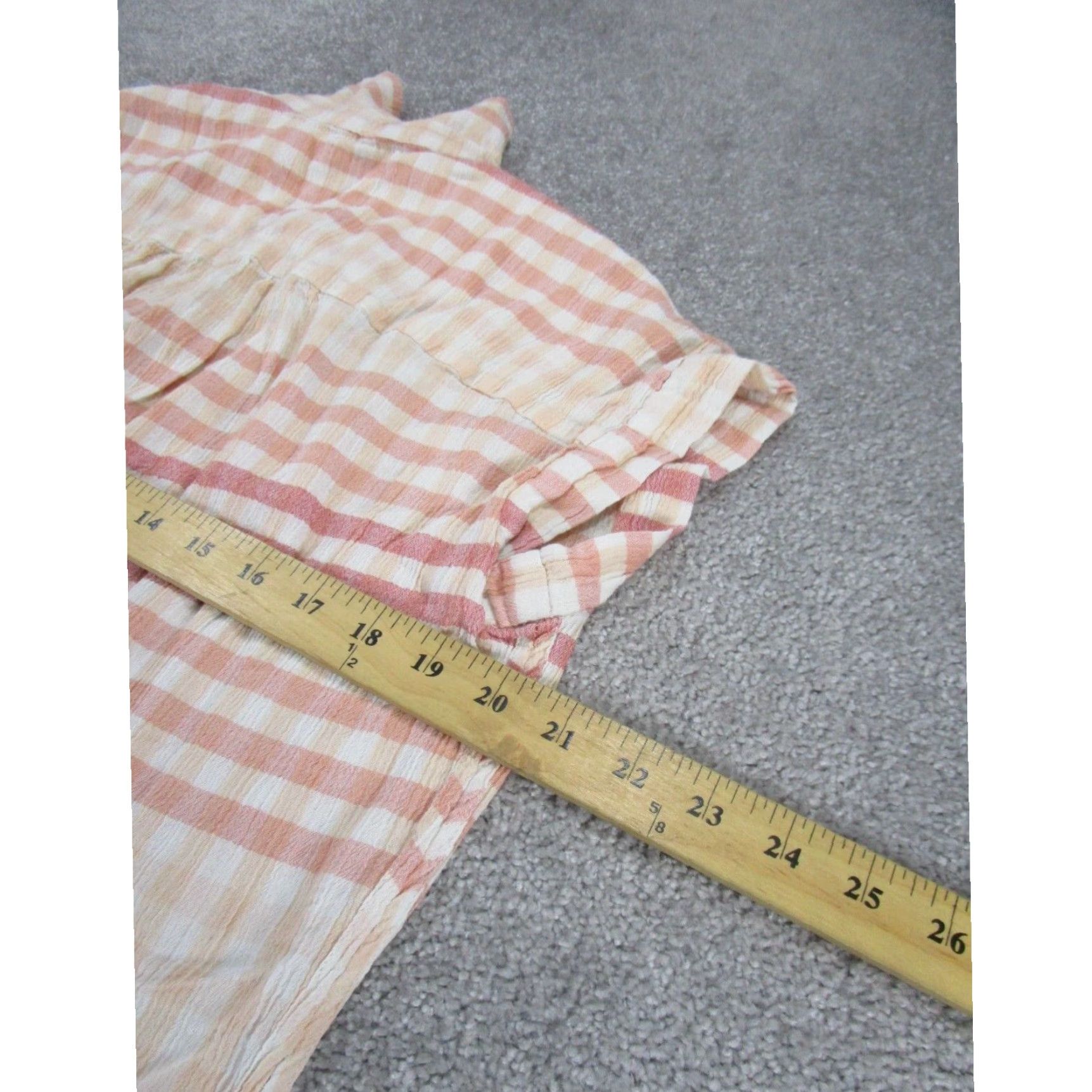 Madewell Madewell Womens Small Cotton Central Tunic Shirt Orange Size S / US 4 / IT 40 - 5 Thumbnail