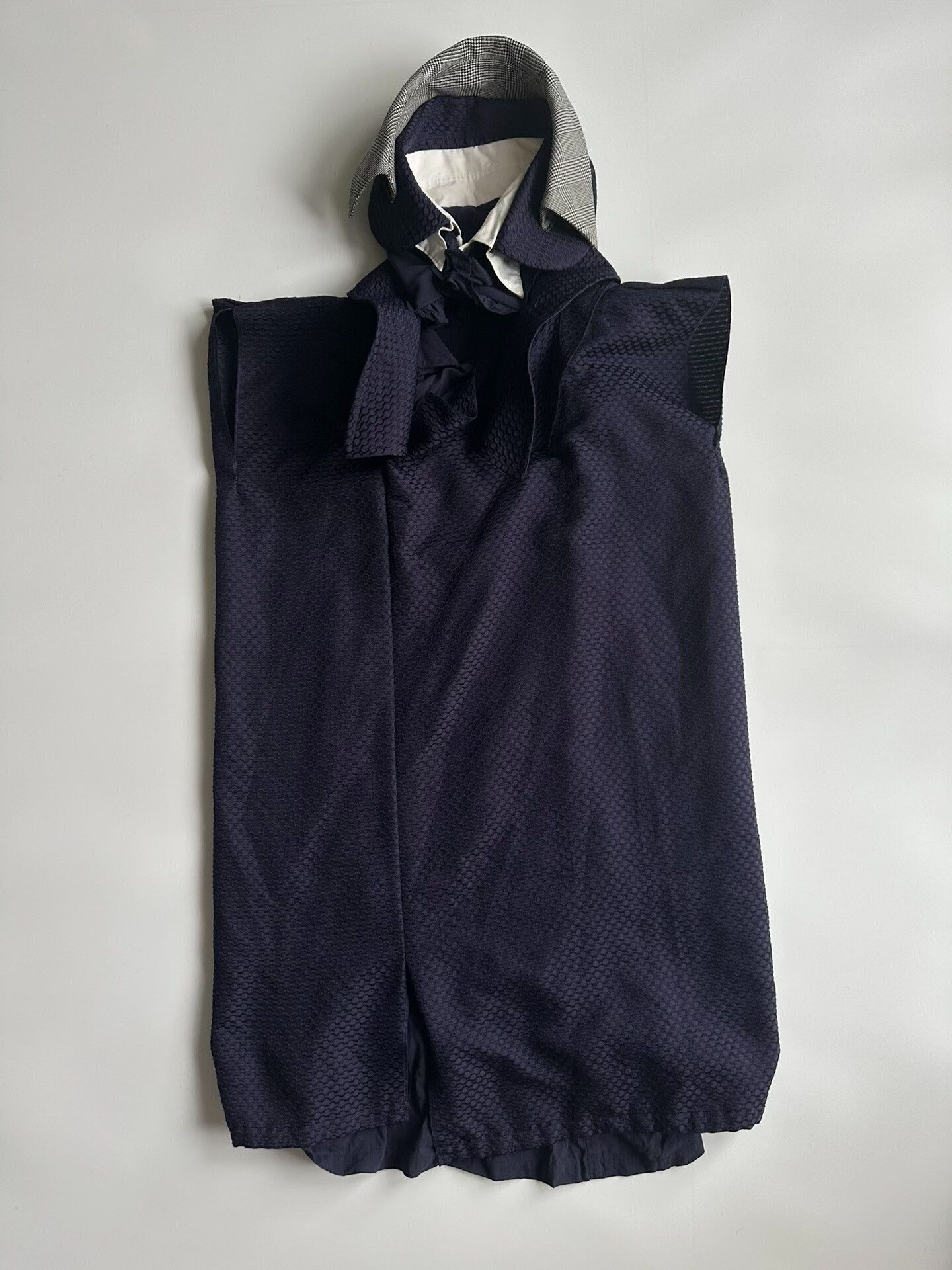 Comme des Garcons Comme des Garcons 07SS Long Dress with layered collar| Size L / US 10 / IT 46 - 3 Thumbnail