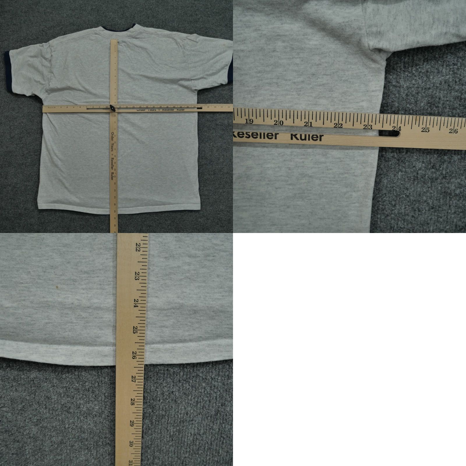 Vintage VINTAGE Dad T Shirt Adult XL Grey 90s Mens Logo Short Sleeve Crew Neck Cotton Shirt Size US XL / EU 56 / 4 - 10 Thumbnail