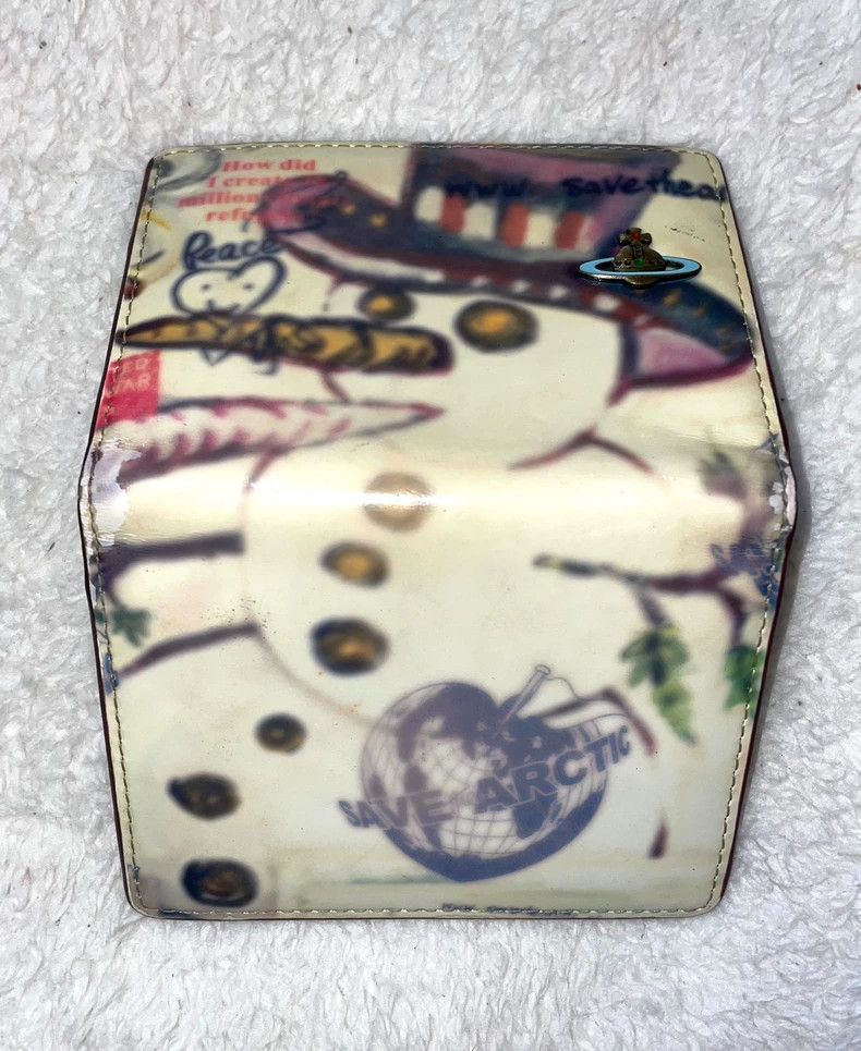 Vivienne Westwood Vivienne Westwood Snowman graffiti wallet card case Size ONE SIZE - 1 Thumbnail