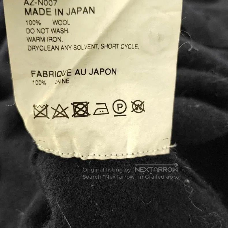 Comme des Garcons Comme Des Garcons Dark Blue Long Sleeve Wool Cardigan Size L / US 10 / IT 46 - 4 Thumbnail