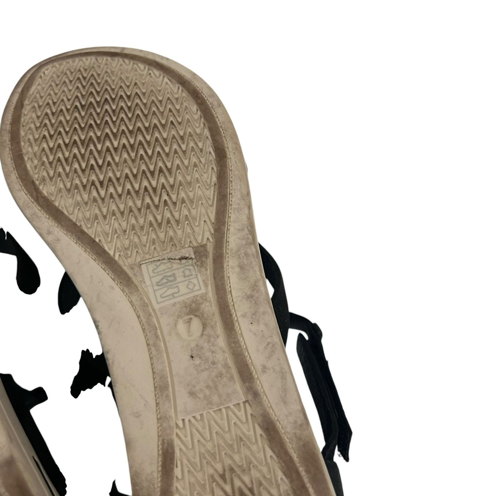 Eileen Fisher Eileen Fisher Black Sola Tumbled Nubuck Sandals Sz 7 Size US 7 / IT 37 - 7 Thumbnail