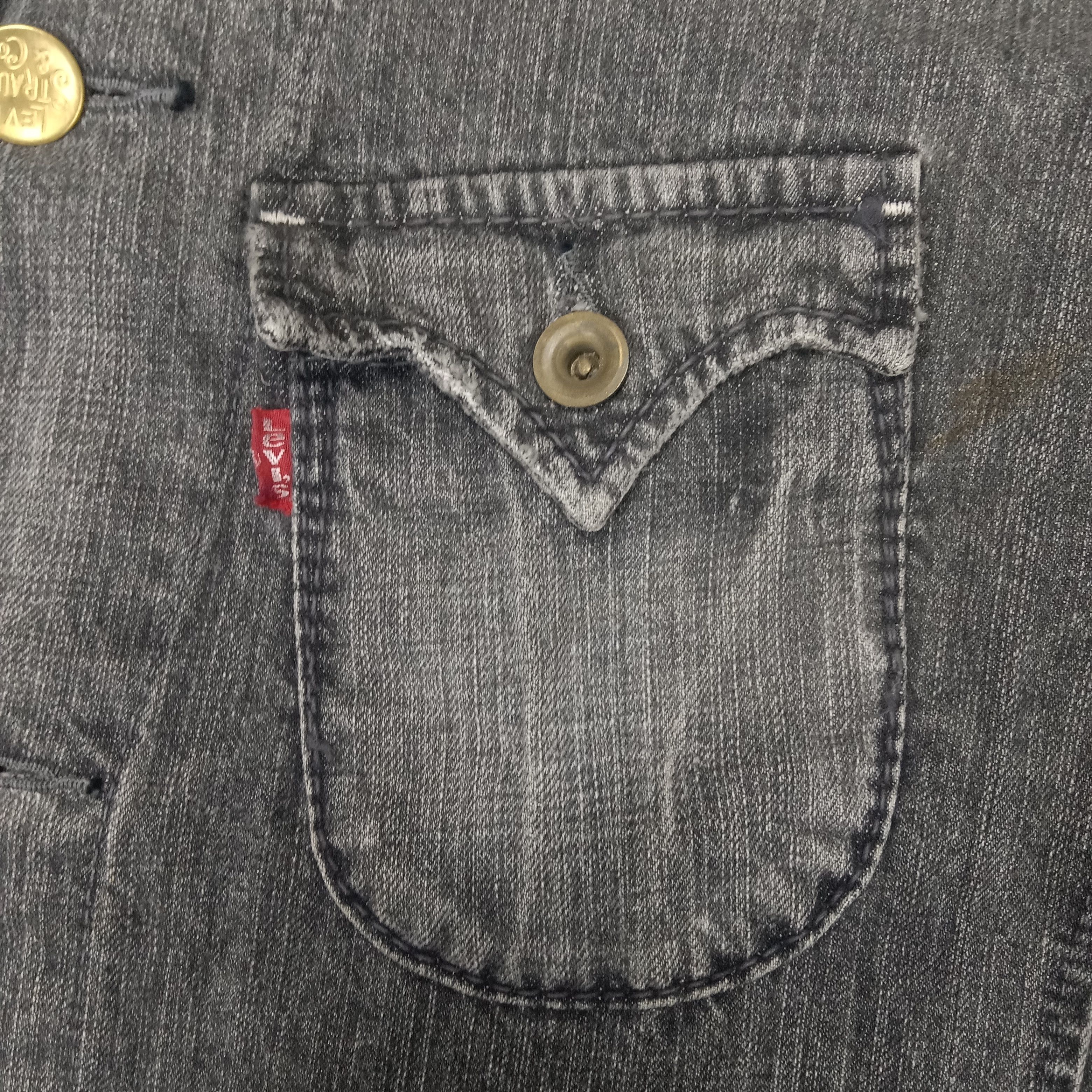 Levi's Vintage Clothing × Vintage Levi's American Punk Style Denim Jacket Size US M / EU 48-50 / 2 - 3 Thumbnail
