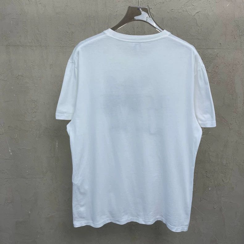 Loewe LOEWE White balloon flower embroidered logo short sleeve T Size XS / US 0-2 / IT 36-38 - 3 Thumbnail